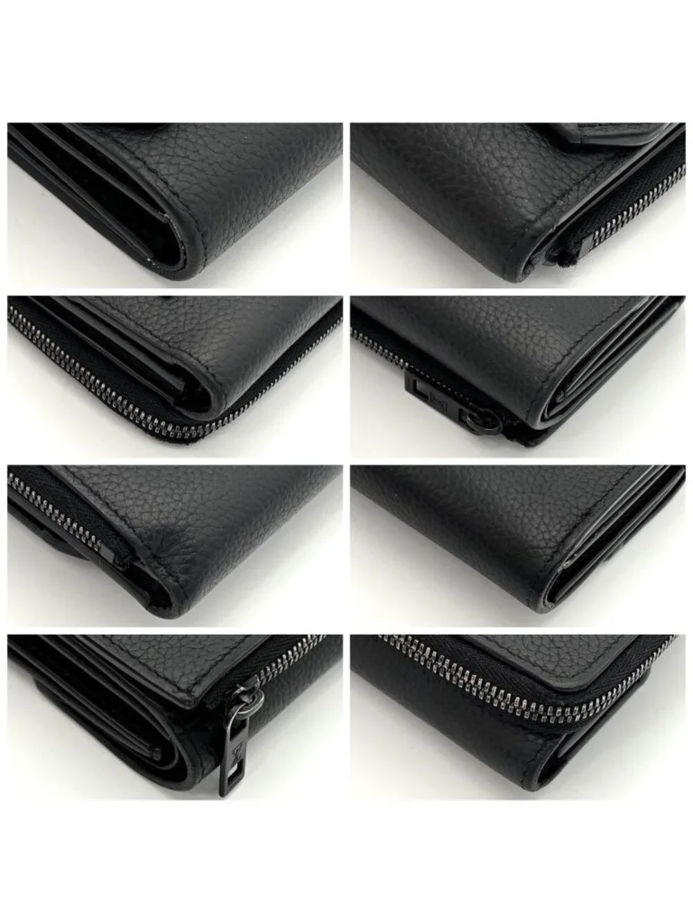Louis Vuitton Wallet Black Portefeuille Pilot Aerogram